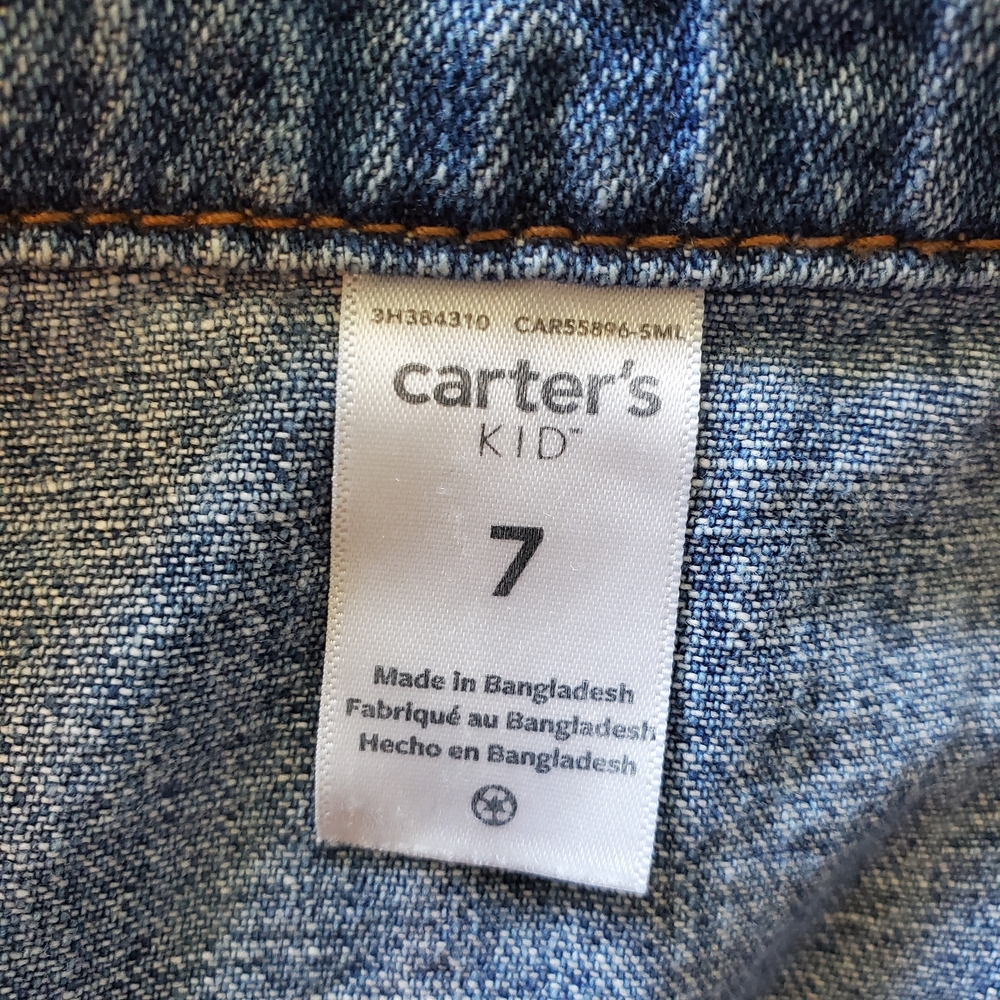 Carter's Blue Denim Jacket. Size 7 - Picture 4 of 5
